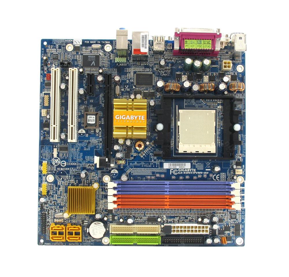 Gigabyte Tech GA-K8N51PVM9-RH