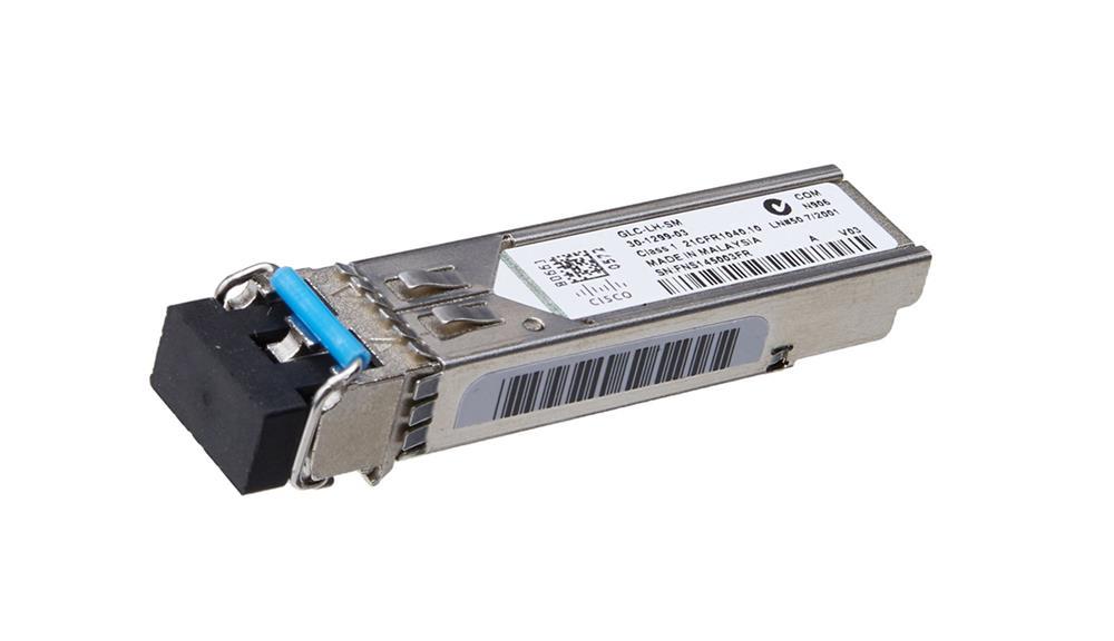 GLC-LH-SM Cisco 1Gbps 1000Base-LX/LH Single-Mode Fiber 10km 1310nm Duplex LC Connector SFP Transceiver Module