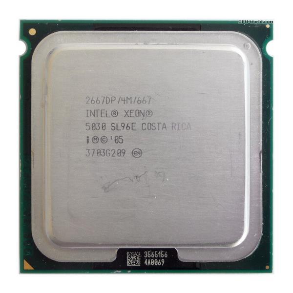HH80555KF0674M Intel Xeon 5030 Dual Core 2.66GHz 667MHz FSB 4MB L2 Cache Socket PLGA771 Processor