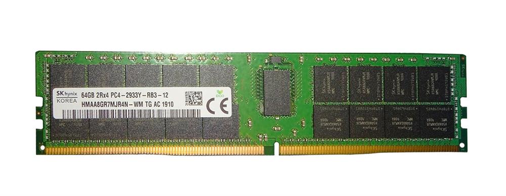 HMAA8GR7MJR4N-WM Hynix 64GB PC4-23400 DDR4-2933MHz Registered ECC CL21 288-Pin DIMM 1.2V Dual Rank Memory Module