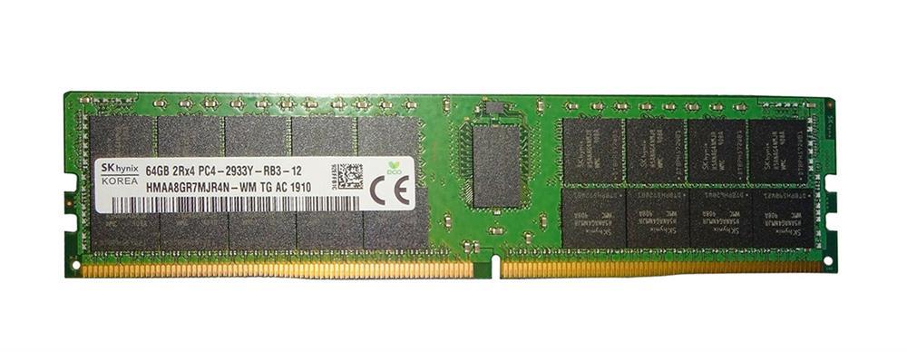 HMAA8GR7MJR4N-WMTG-AC Hynix 64GB PC4-23400 DDR4-2933MHz Registered ECC CL21 288-Pin DIMM 1.2V Dual Rank Memory Module