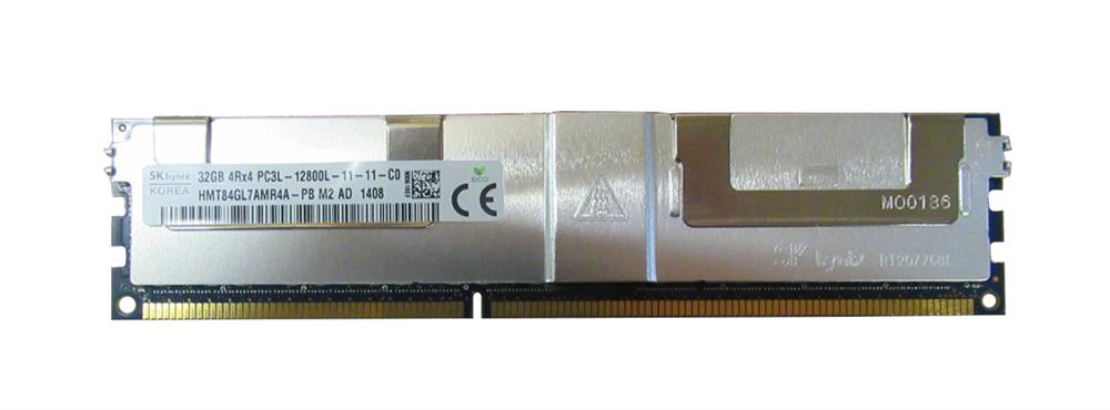 HMT84GL7DMR4A-PB Hynix 32GB PC3-12800 DDR3-1600MHz ECC Registered CL11 240-Pin Load Reduced DIMM 1.35V Low Voltage Quad Rank Memory Module