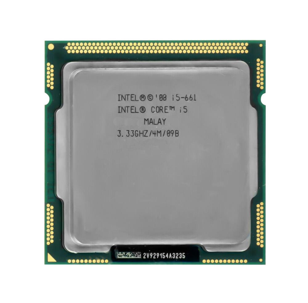 I5-661 Intel Core i5 Dual-Core 3.33GHz 2.50GT/s DMI 4MB L3 Cache Processor