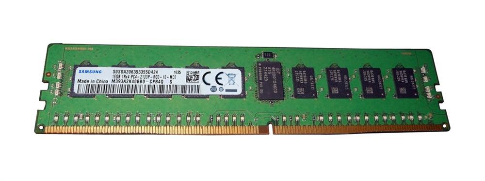 M393A2K40BB0-CPB4Q Samsung 16GB PC4-17000 DDR4-2133MHz Registered ECC CL15 288-Pin DIMM 1.2V Single Rank Memory Module