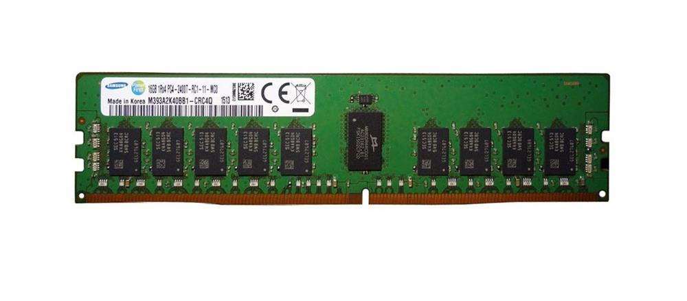 M393A2K40BB1-CRC4Q Samsung 16GB PC4-19200 DDR4-2400MHz Registered ECC CL17 288-Pin DIMM 1.2V Single Rank Memory Module
