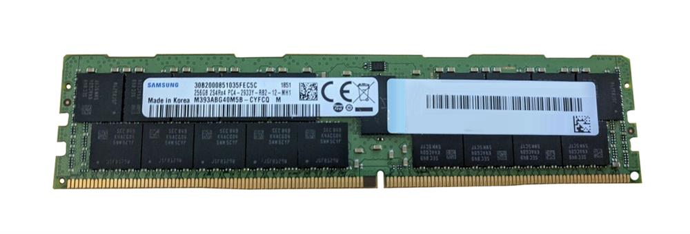 M393ABG40M5B-CYFCQ Samsung 256GB PC4-23400 DDR4-2933MHz Registered ECC CL21 288-Pin DIMM 1.2V Octal Rank Memory Module