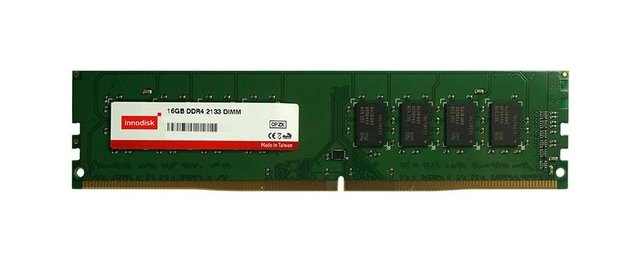 M4R0-AGCQGCRG Innodisk 16GB PC4-17000 DDR4-2133MHz Registered ECC CL15 288-Pin DIMM 1.2V Dual Rank Memory Module
