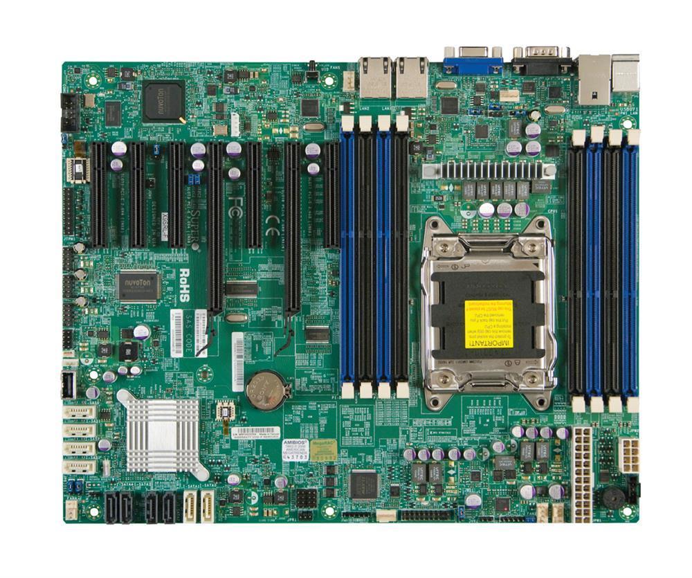 MBD-X9SRL-O SuperMicro X9SRL Socket LGA 2011 Intel C602 Chipset Intel Xeon E5-2600/1600 & E5-2600/1600 v2 Processors Support DDR3 8x DIMM 2x SATA3 6.0Gb/s ATX Server Motherboard (Refurbished)