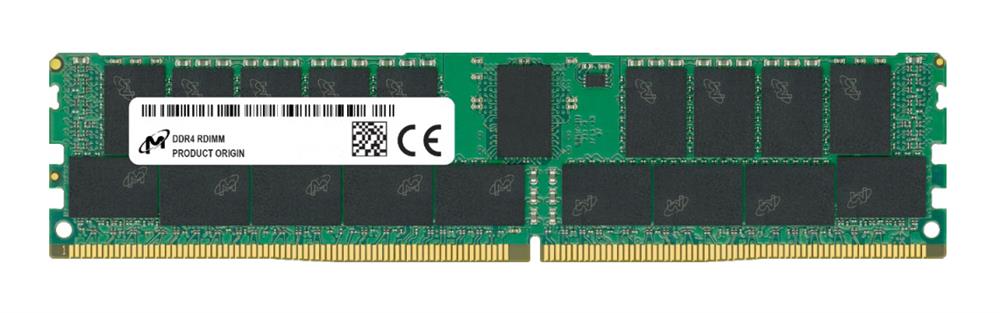 MTA18ASF4G72PDZ-3G2B2 Micron 32GB PC4-25600 DDR4-3200MHz Registered ECC CL22 288-Pin DIMM 1.2V Dual Rank Memory Module