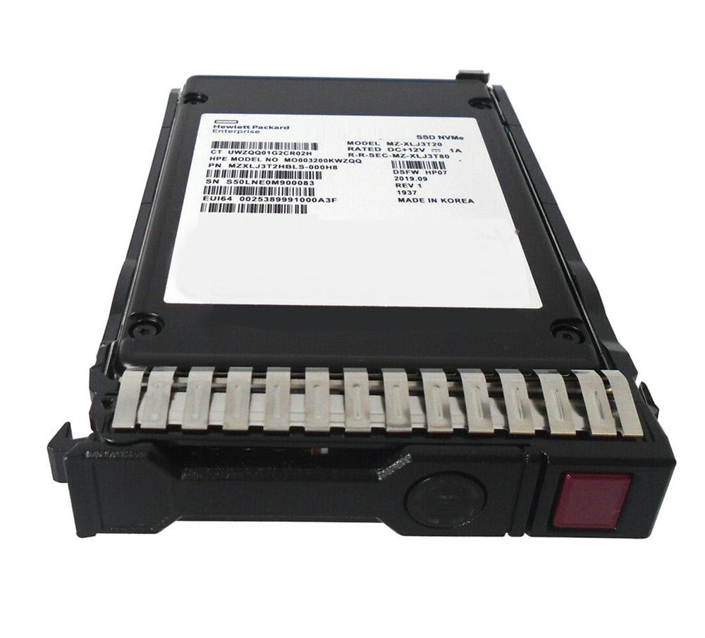 P10592-002 HPE 3.2TB TLC PCI Express 3.1 x4 NVMe Mixed Use U.2 2.5-inch Internal Solid State Drive (SSD)