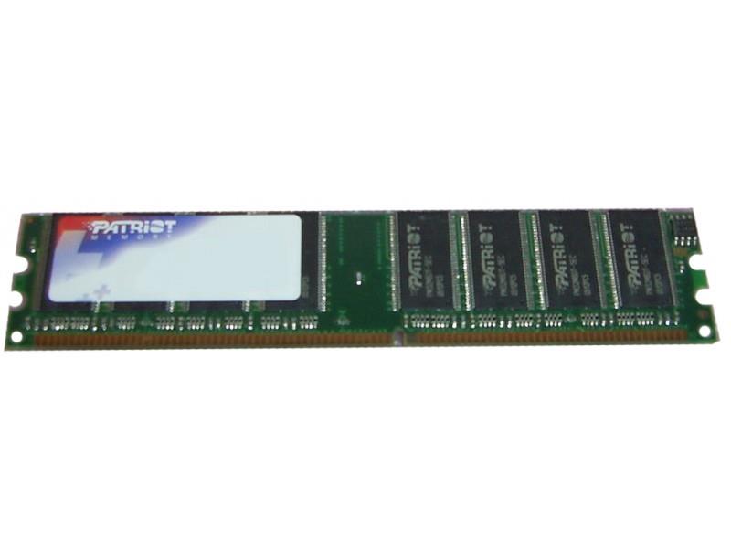 PSD5123331E Patriot 512MB DDR PC2700 333MHz ECC Unbuffered CL2.5 184-Pin DIMM Single Rank Memory Module