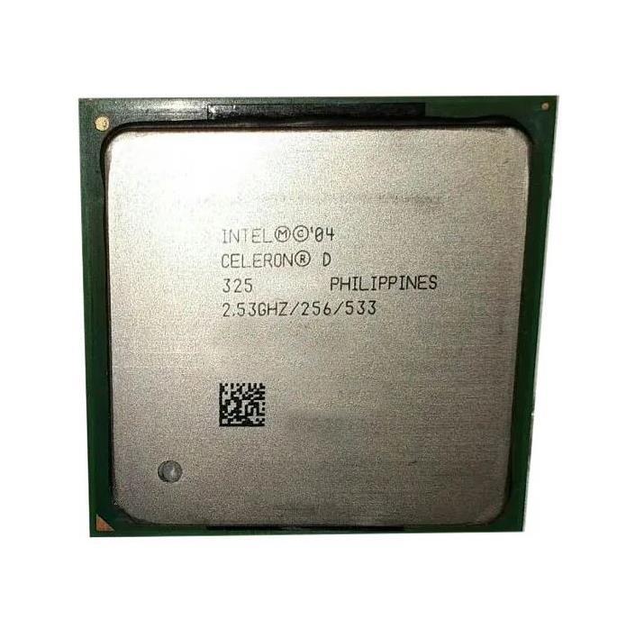 RK80546RE061256 Intel Celeron D 325 2.53GHz 533MHz FSB 256KB L2 Cache Socket PPGA478 Desktop Processor