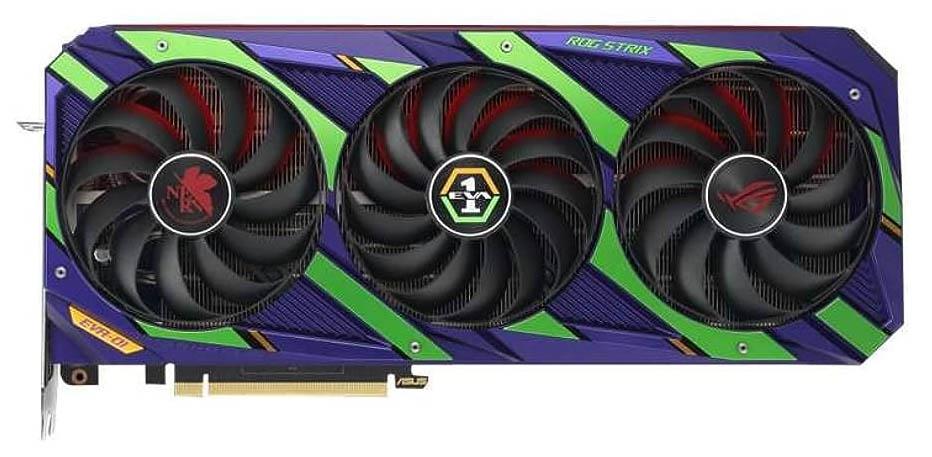ROG-STRIX-RTX3090-O24G-EVA ASUS Nvidia GeForce RTX 3090 24GB GDDR6X 384-Bit 2x HDMI / 3x DisplayPort PCI-Express 4.0 Video Graphics Card