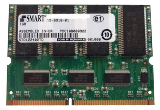 SG572288JNP133T2MC Smart Modular 1GB PC133 ECC Registered 144-Pin SoDimm Memory Module