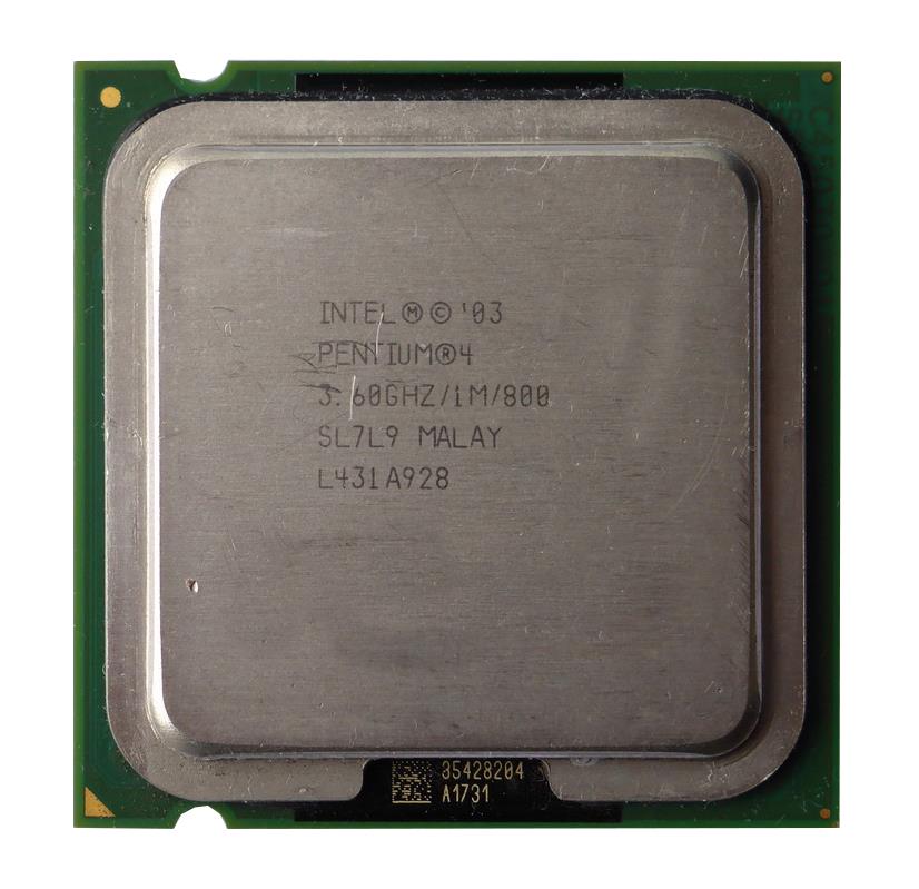 SL7L9 Intel Pentium 4 560/560J 3.60GHz 800MHz FSB 1MB L2 Cache Socket PLGA775 Processor