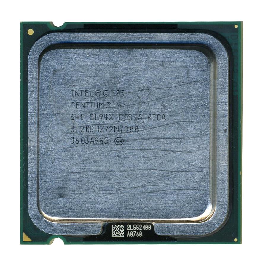 SL94X Intel Pentium 4 641 3.20GHz 800MHz FSB 2MB L2 Cache Socket 775 Processor with HT Technology