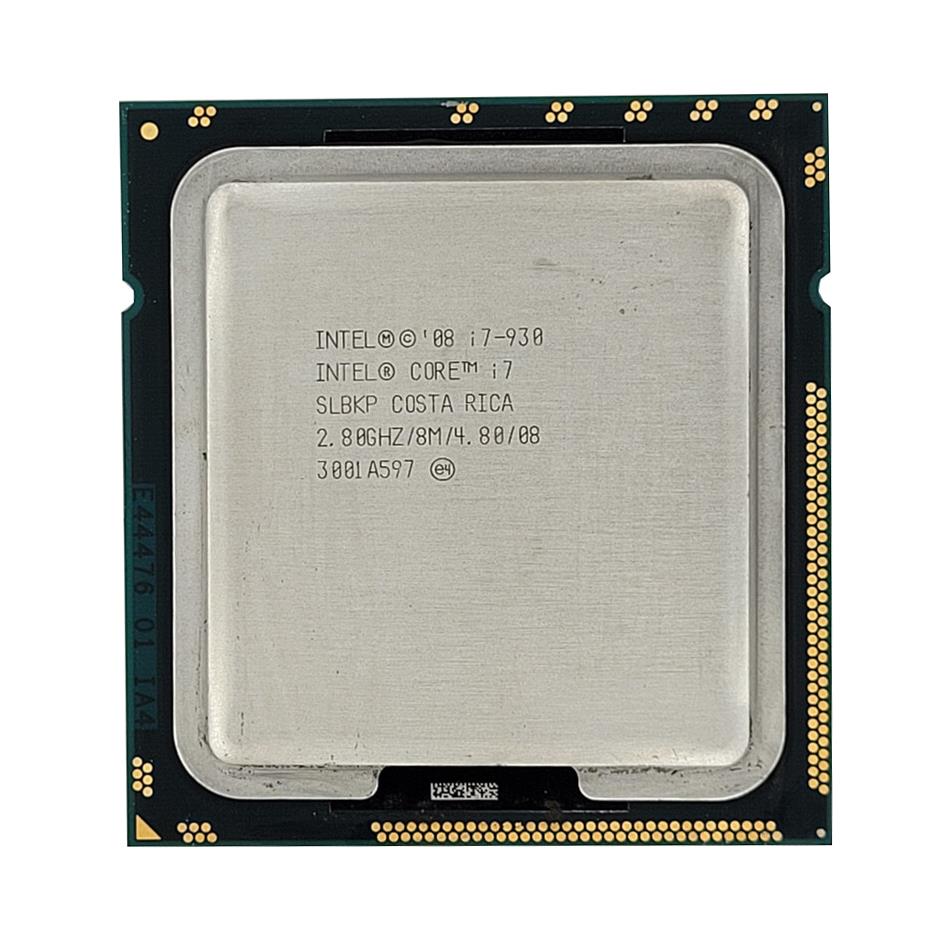 SLBKP Intel Core i7-930 Quad Core 2.80GHz 4.80GT/s QPI 8MB L3 Cache Socket LGA1366 Desktop Processor