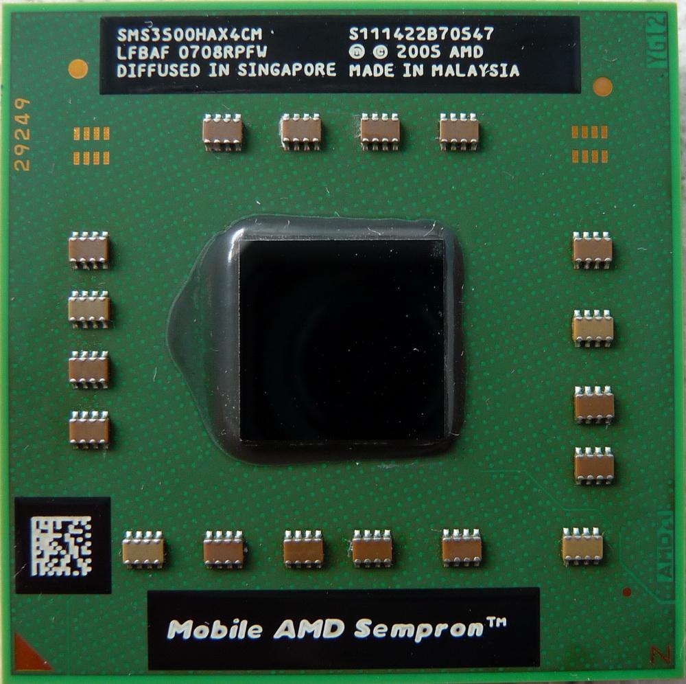 SMS3500HAX4CM AMD Sempron 3500+ 1.80GHZ 800MHz 512KB L2 Cache Socket-S1 Processor