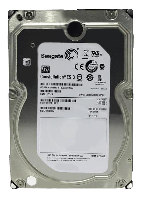 ST2000NM0033 Seagate Constellation ES.3 2TB 7200RPM SATA 6Gbps 128MB Cache (512n) 3.5-inch Internal Hard Drive