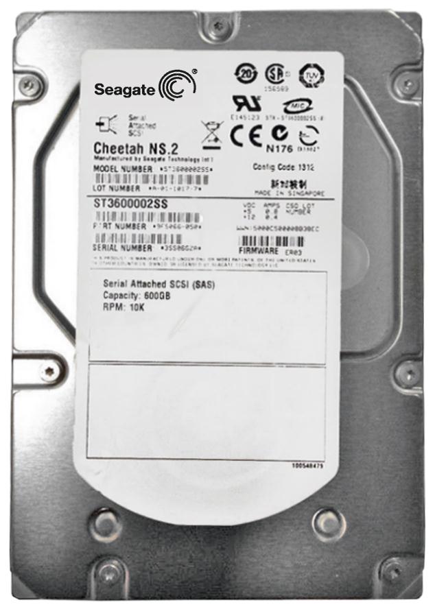 ST3600002SS Seagate Cheetah NS.2 600GB 10000RPM SAS 6Gbps 16MB Cache 3.5-inch Internal Hard Drive