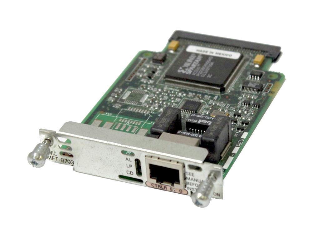 VWIC-1MFT-T1 Cisco High Performance ATM AIM/T1 Bundle 1 Port RJ 48 Multiflex WAN Interface Card