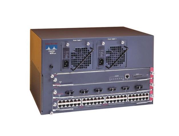 WS-C4003 Cisco Catalyst 4003 Modular Switch 3 Slot Chassis Single AC Power Supply Spare (Refurbished)