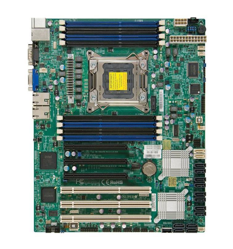 X9SRE-3F-O SuperMicro X9SRE-3F Socket LGA 2011 Intel C606 Chipset Intel Xeon E5-2600/1600 & E2600/1600 v2 Processors Support DDR3 8x DIMM 2x SATA3 6.0Gb/s ATX Server Motherboard (Refurbished)