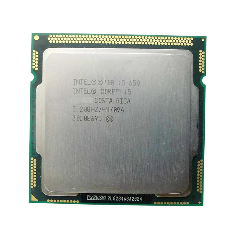 I5-650 Intel Core i5 Dual-Core 3.20GHz 2.50GT/s DMI 4MB L3 Cache Socket LGA1156 Processor
