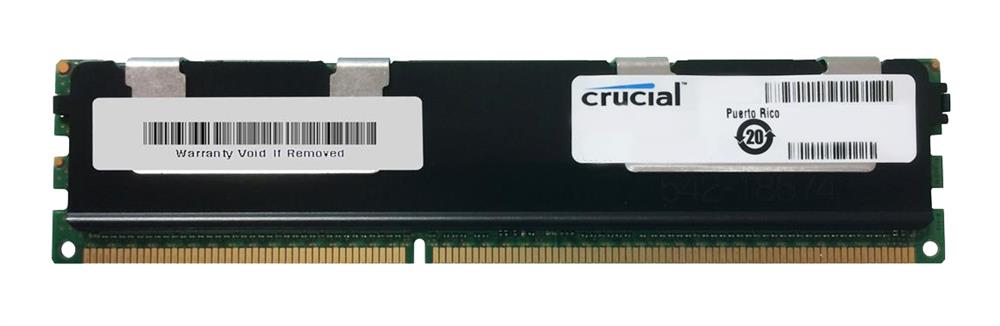 CT16G3ERSLQ41067.36DM Crucial 16GB PC3-8500 DDR3-1066MHz Registered ECC CL7 240-Pin DIMM 1.35V Low Voltage Quad Rank Memory Module