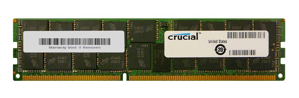 CT16G3ERSLQ81067.36F Crucial 16GB PC3-8500 DDR3-1066MHz Registered ECC CL7 240-Pin DIMM 1.35V Low Voltage Quad Rank Memory Module