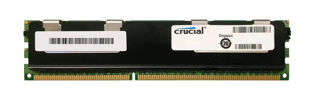 CT102472BB1339.36SFA1 Crucial 8GB PC3-10600 DDR3-1333MHz Registered ECC CL9 240-Pin DIMM Dual Rank Memory Module