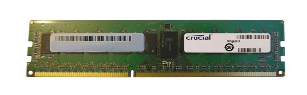 CT8G3ERSDD8186D.18FED Crucial 8GB PC3-14900 DDR3-1866MHz Registered ECC CL13 240-Pin DIMM Dual Ranked Memory Module