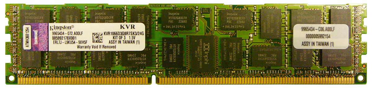 Kingston KVR1066D3Q8R7SK3/24G