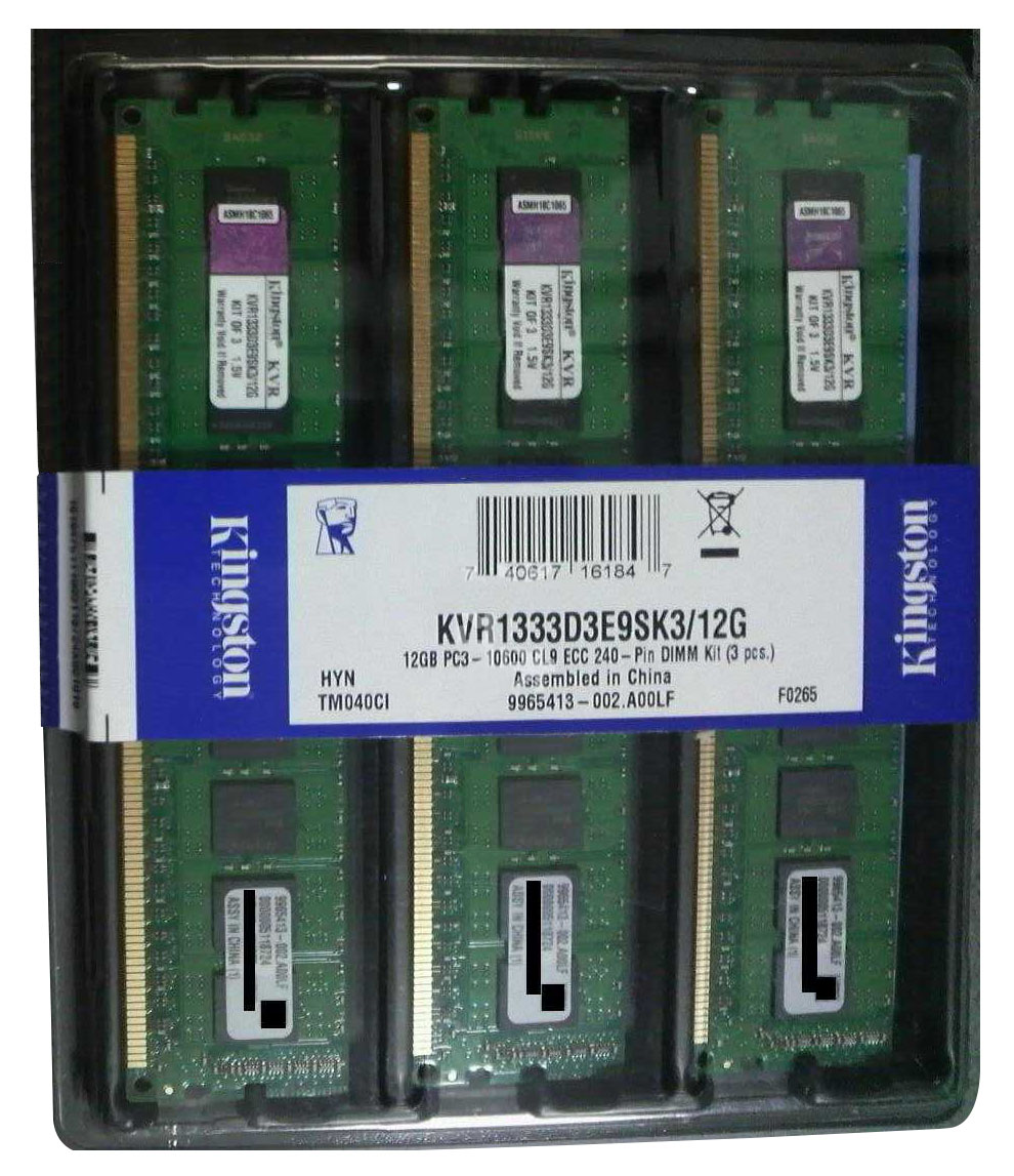 Kingston KVR1333D3E9SK3/12G