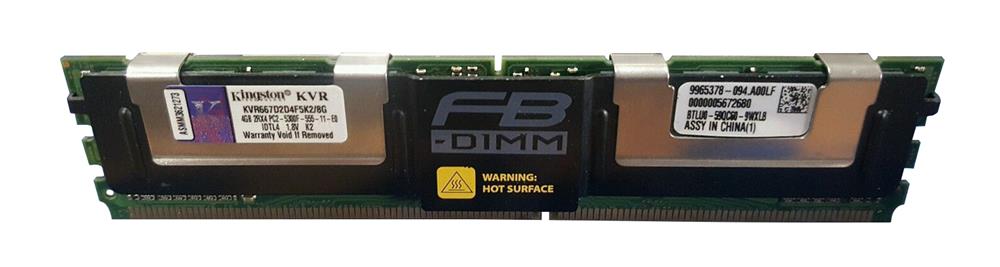 Kingston KVR667D2D4F5K2/8G