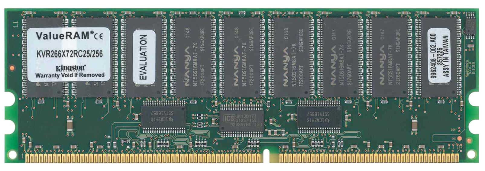 Kingston KVR266X72RC25/256