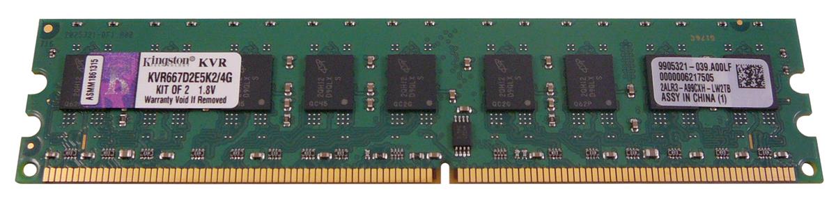 Kingston KVR667D2E5K2/4G
