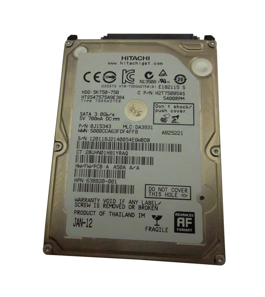 Hitachi HTS547575A9E384