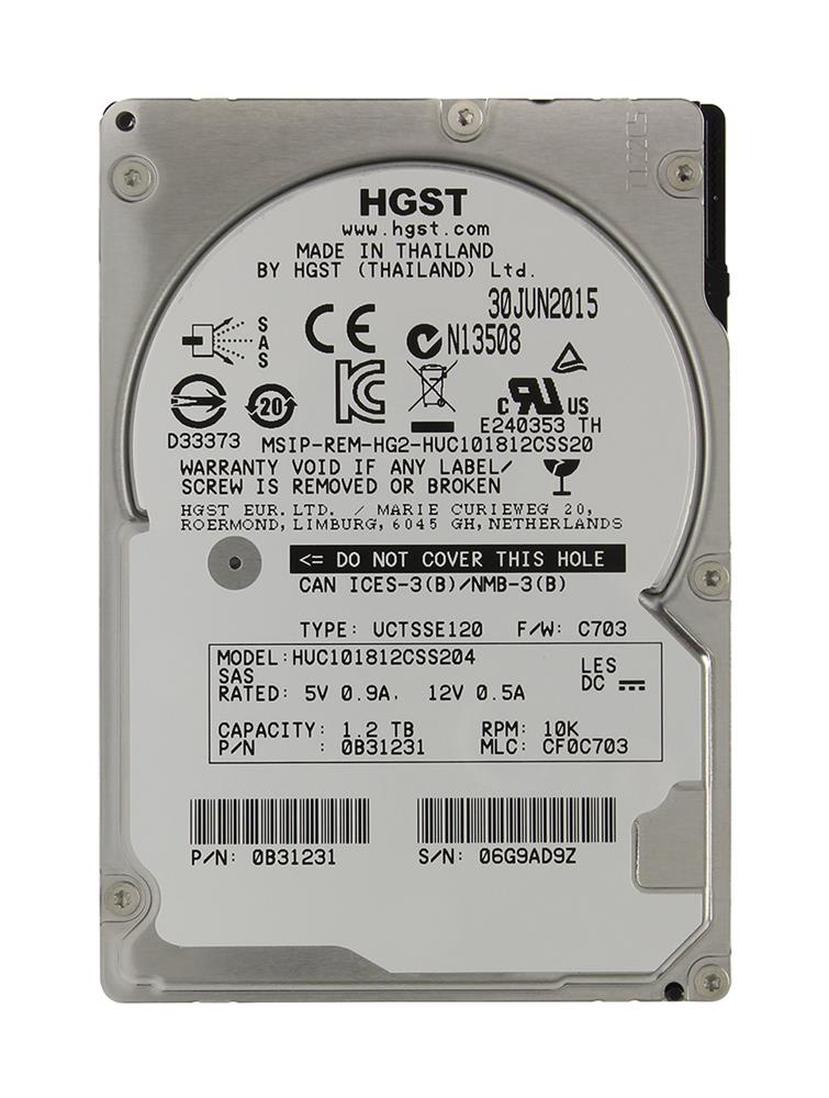 Hitachi HUC101812CSS204