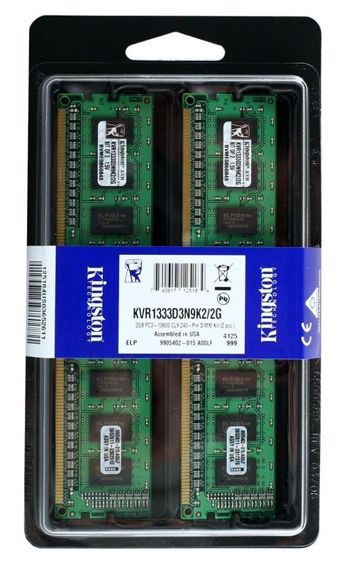 Kingston KVR1333D3N9K2/2G
