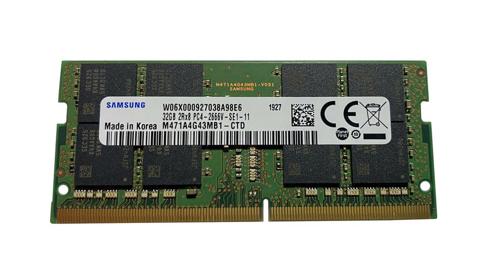 Samsung M471A4G43MB1-CTD