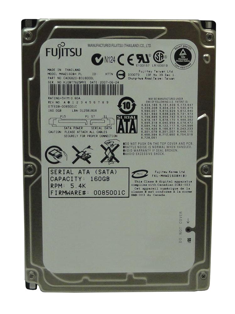 Fujitsu MHW2160BH