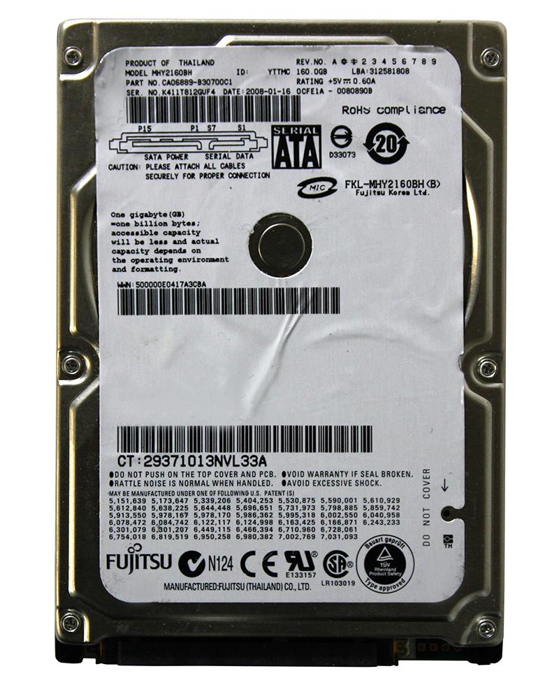 Fujitsu MHY2160BH
