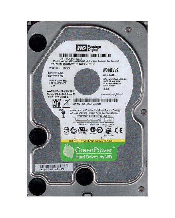 Western Digital WD10EVVS-63E1B0