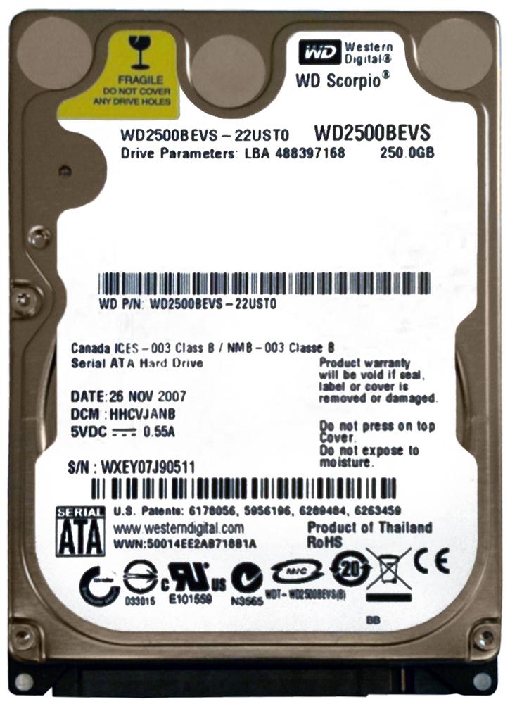 Western Digital WD2500BEVS