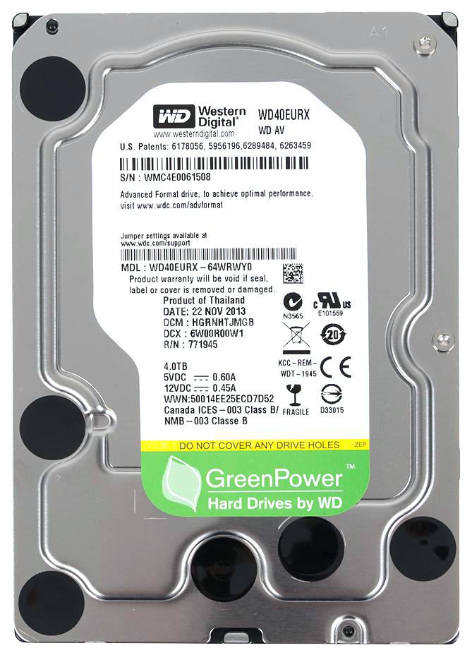Western Digital WD40EURX-64WRWY0