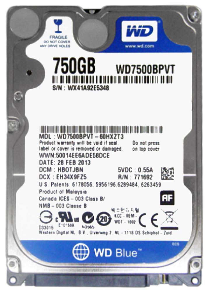 Western Digital WD7500BPVT