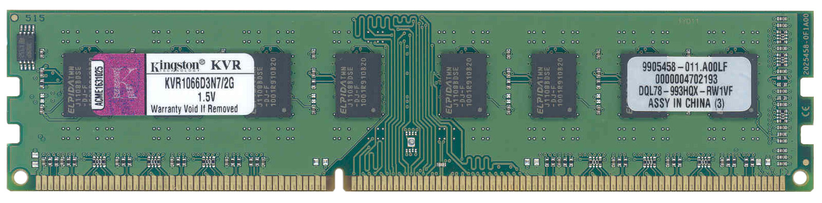Kingston KVR1066D3N7/2G