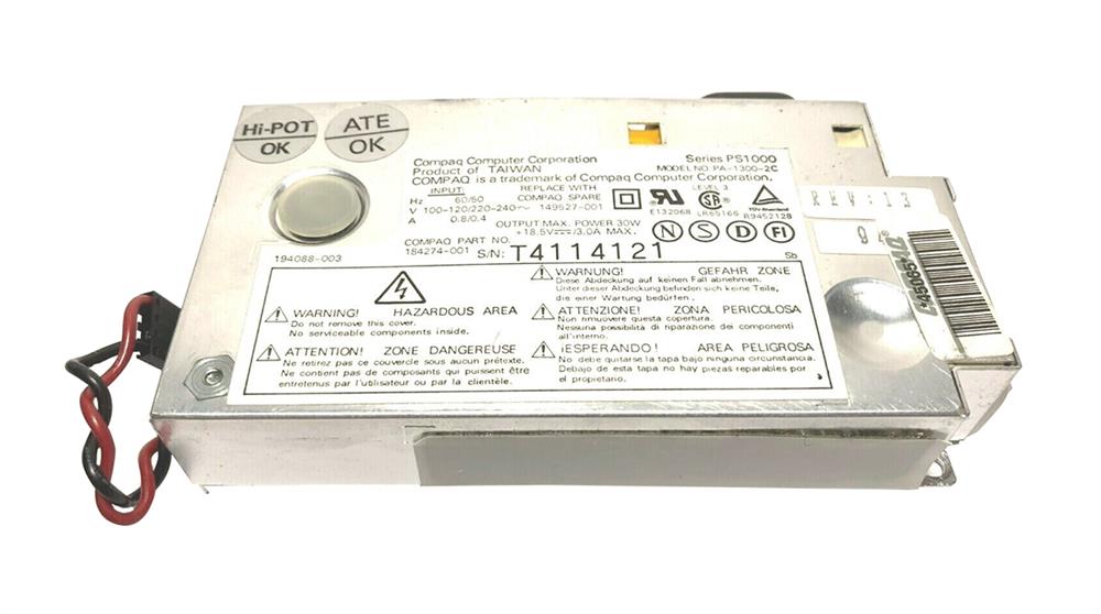 149527-001 Compaq Internal AC Power Supply