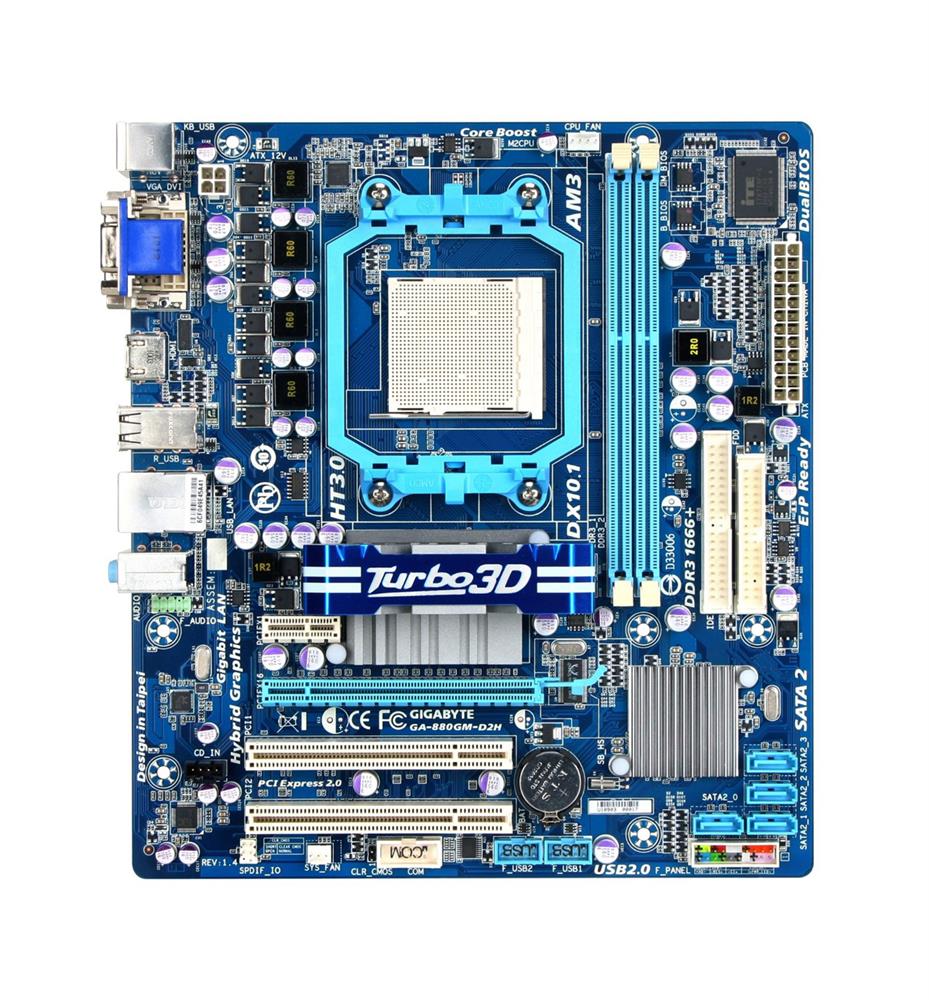 Gigabyte Tech GA-880GM-D2H